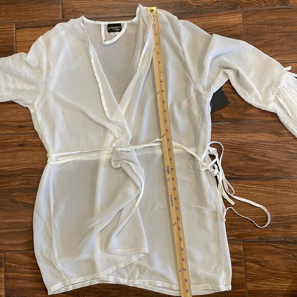 Seductivewear by Cinema Etoile White‎ Dressing Robe - Picture 6 of 6